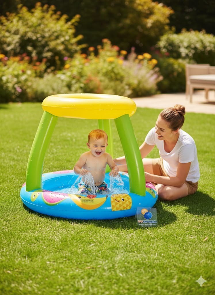 Bestway Planschbecken mit Verdeck, 26 Liter